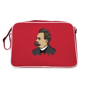 Nietzsche - Retro Bag - red/white - Back