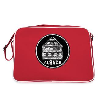 Alsace logo maison - Sac Retro - rouge/blanc - Dos