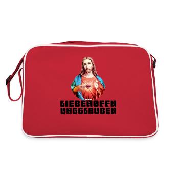 CROIRE EN L’AMOUR | Mon Dieu - Sac Retro - rouge/blanc - Dos