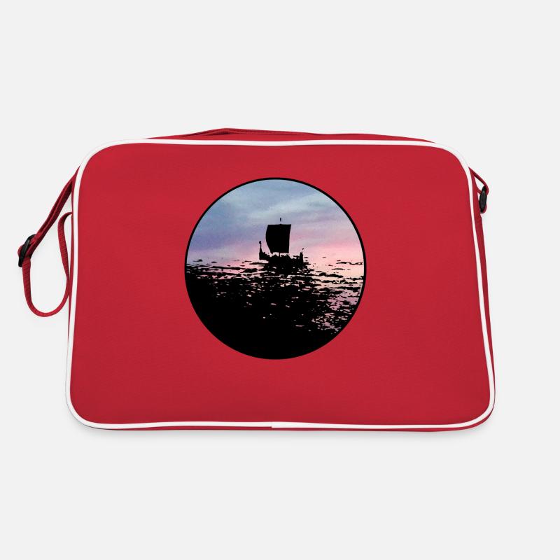 Drachenboot Retro Tasche