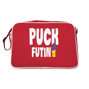 Puck Futin Ukraine Paix Liberté - Sac Retro - rouge/blanc - Dos