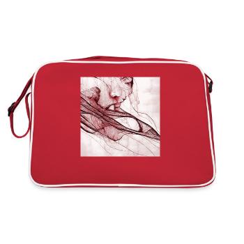 A stroke of art - Retro Bag - red/white - Back