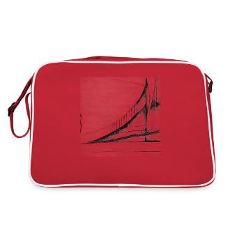 A stroke of art - Retro Bag - red/white - Back