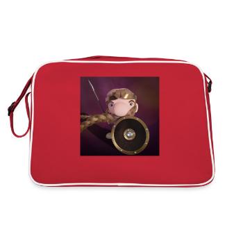 XList Viking God Freya - Retro Bag - red/white - Back