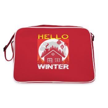 Bonjour l’hiver - Sac Retro - rouge/blanc - Dos