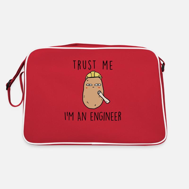 TRUST ME ENGINEER Retro Tasche