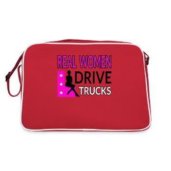 Truck - Retro Tasche - Rot/Weiß - Hinten
