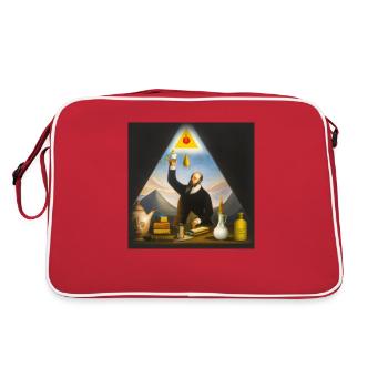 The Alchemist - Retro Bag - red/white - Back