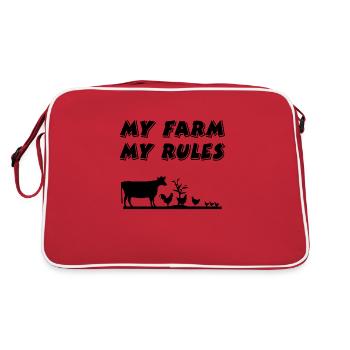 Farm - Retro Bag - red/white - Back