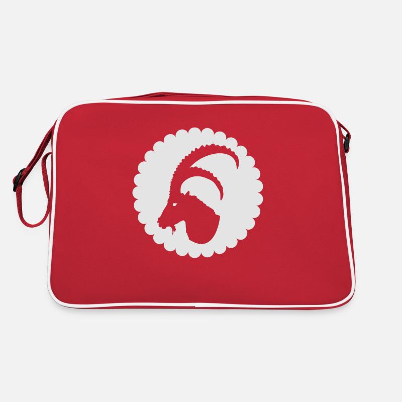 Sternzeichen Steinbock Retro Tasche