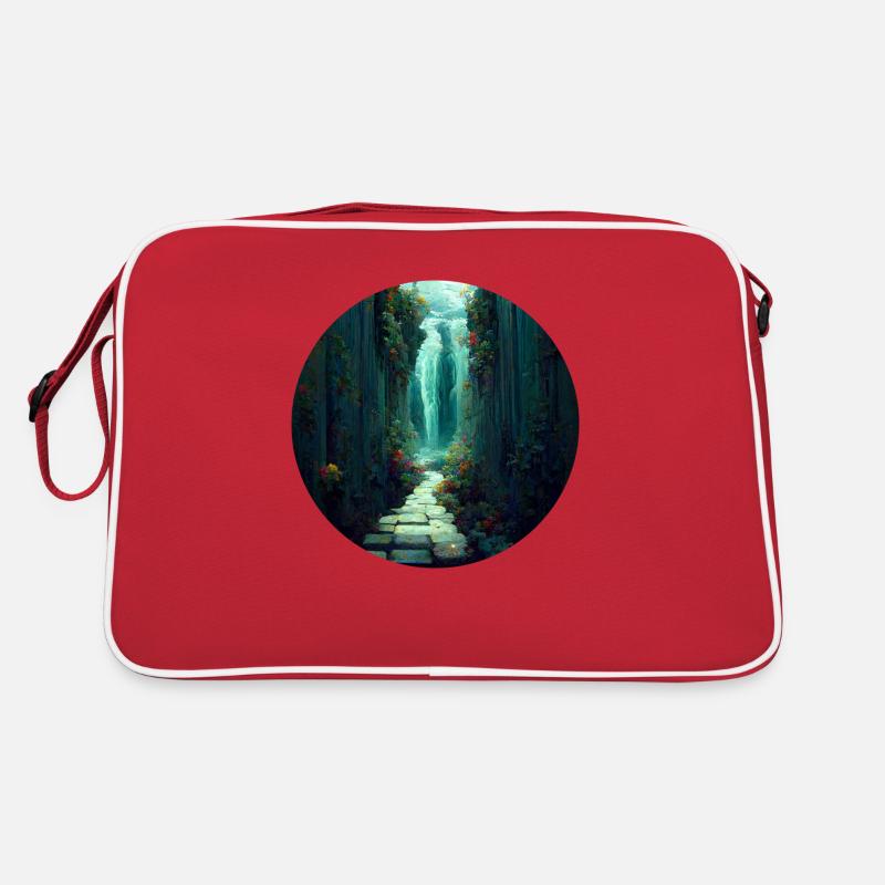 Magical path through water passage Retro Bag