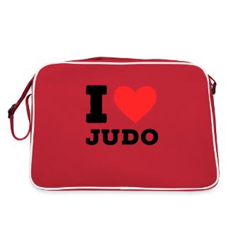 J’adore le judo - Sac Retro - rouge/blanc - Dos