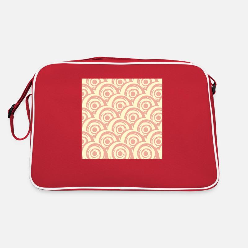 Roll bun - Retro Bag - red/white