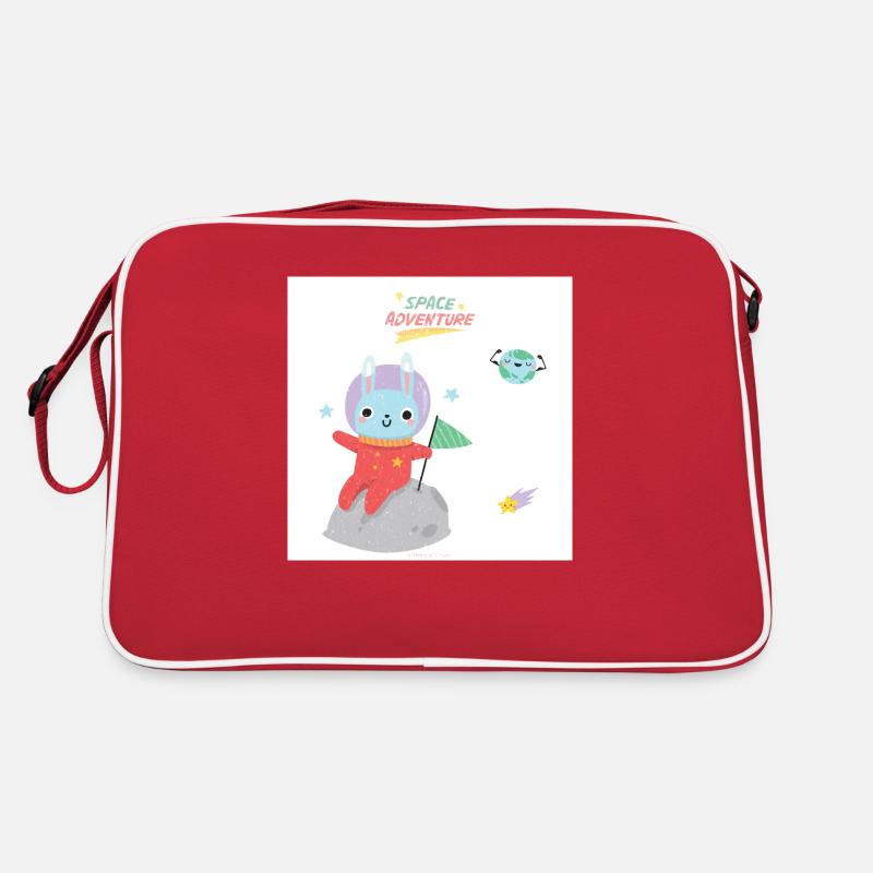 Space - Retro Bag - red/white