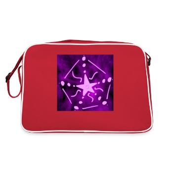 PURPLE STAR - Retro Bag - red/white - Back