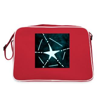 STAR RESURRECTION AZULITO - Retro Bag - red/white - Back