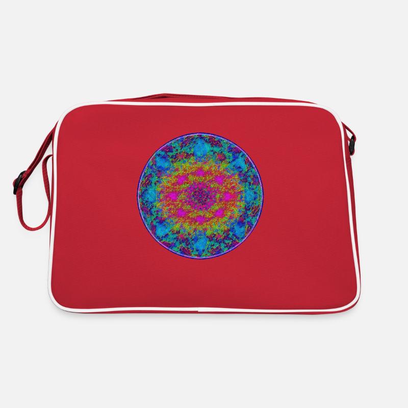 Mandala Mycelium Retro Bag