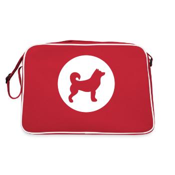DOG CAT PET - Retro Bag - red/white - Back