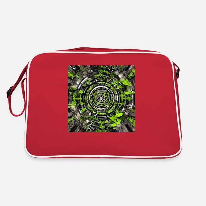 Abstract planes of plants Retro Bag