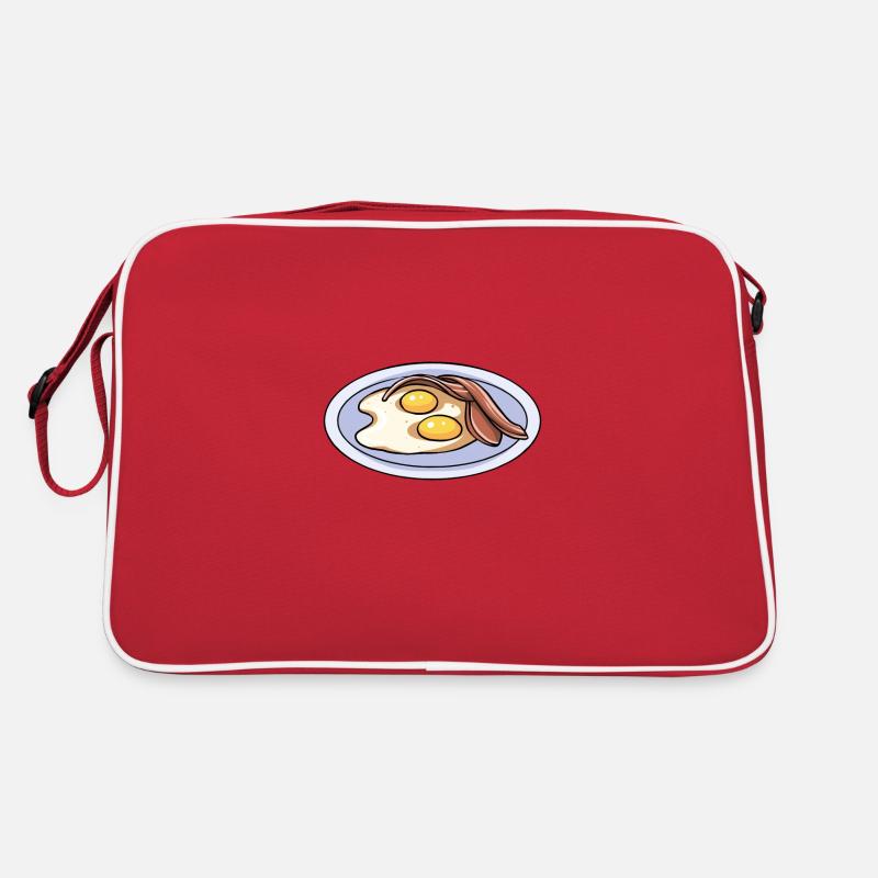 Eggs Bacon Breakfast Retro Bag