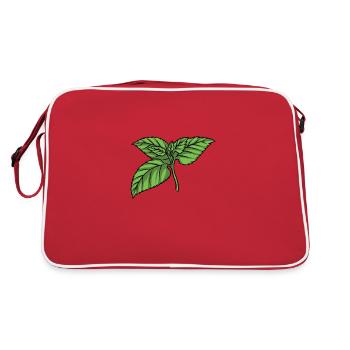 Menthe Feuille de menthe - Sac Retro - rouge/blanc - Dos