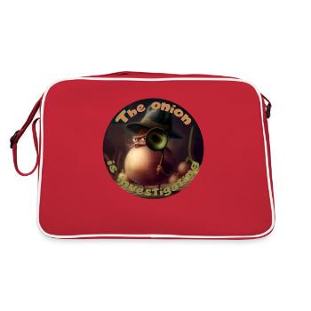detective onion - Retro Bag - red/white - Back