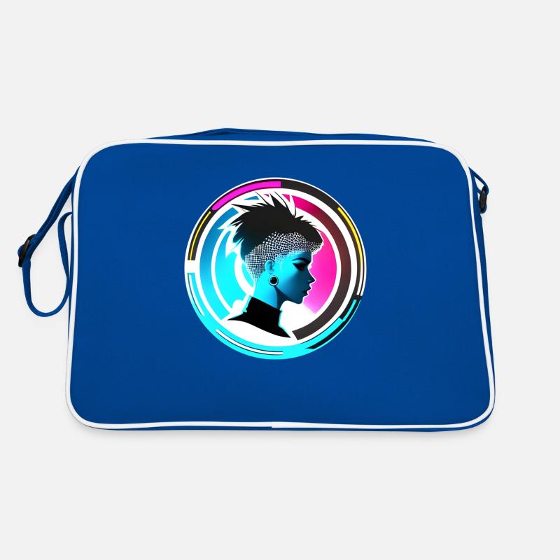 Blue Future Retro Bag