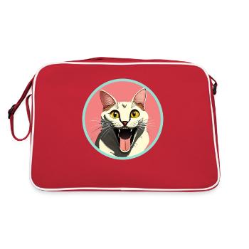 Happy Kitty - Sac Retro - rouge/blanc - Dos