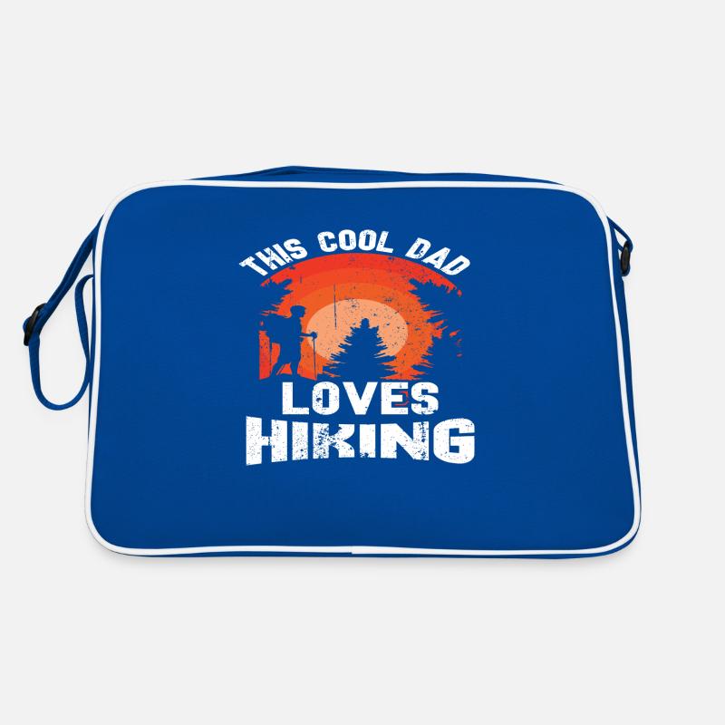This cool Dad loves Hiking Retro Tasche