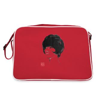 60's hair cut - Sac Retro - rouge/blanc - Dos