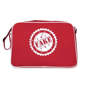 Tampon Faux Faux - Sac Retro - rouge/blanc - Dos