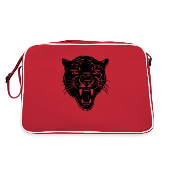 Panther Predator Jungle Wildcat - Sac Retro - rouge/blanc - Dos