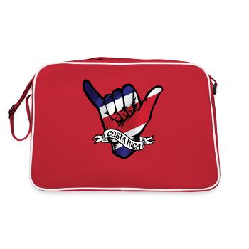 Costa Rica Shaka - Sac Retro - rouge/blanc - Dos