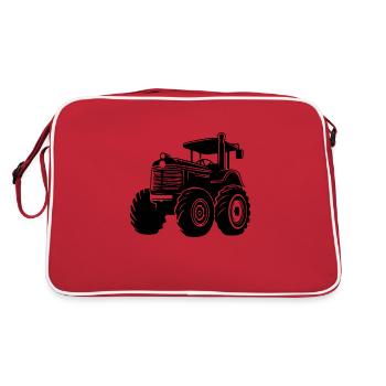 Tracteur - Sac Retro - rouge/blanc - Dos