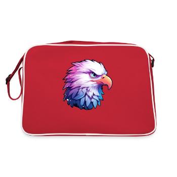 Tête d’aigle - Sac Retro - rouge/blanc - Dos