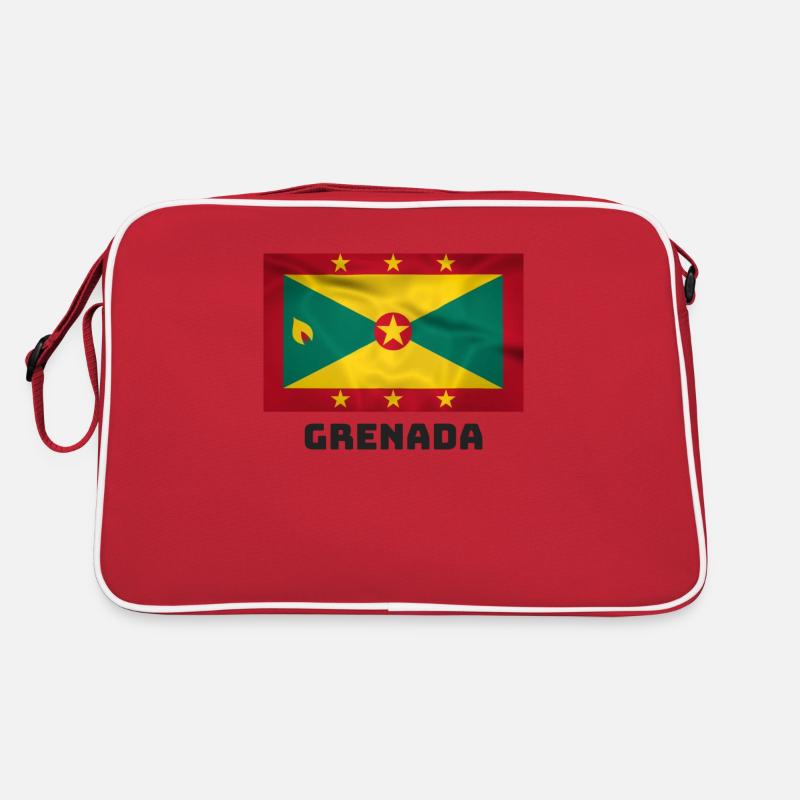 Grenada Flagge Retro Tasche
