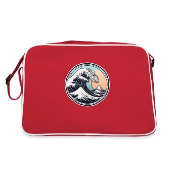 Big Wave - Retro Bag - red/white - Back