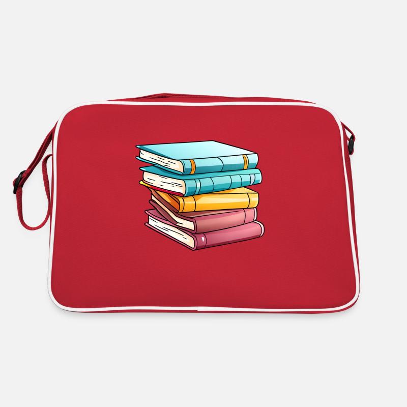 Book Reading Books Gift Reader Book Lover Retro Bag