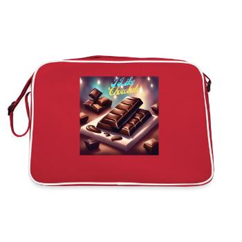Chocolate - Retro Bag - red/white - Back
