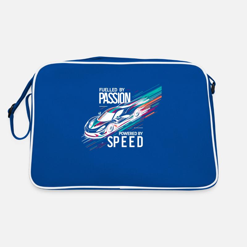 Fuelled by Passion Powered by Speed Retro Bag