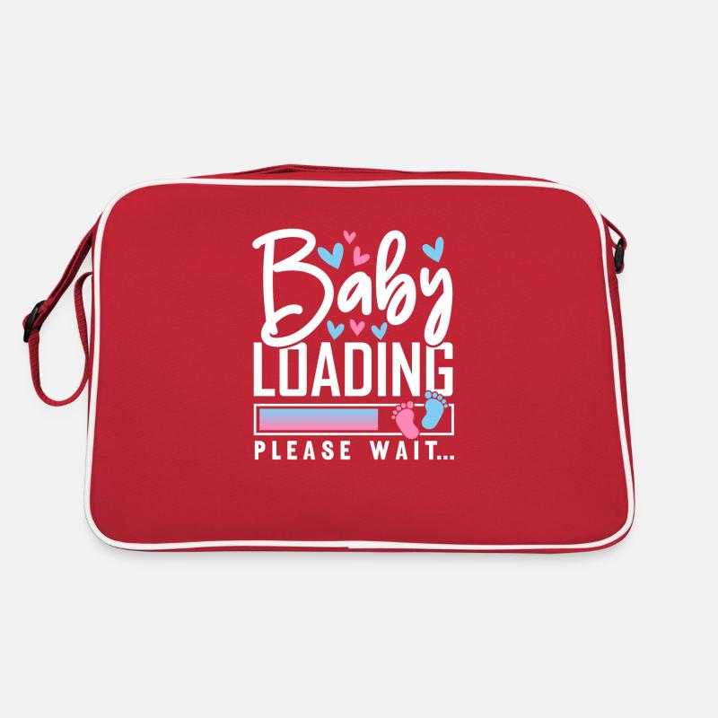 Baby Loading Please Wait Retro Bag