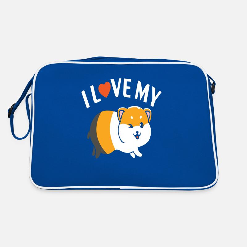 I love my Hamster Retro Tasche