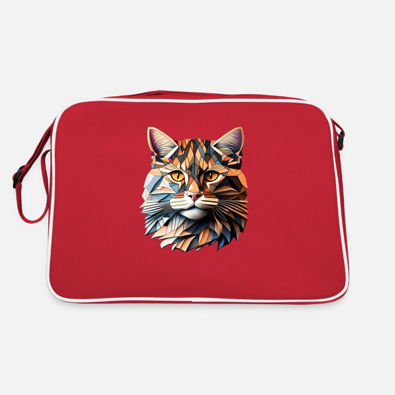 Maine Coon Cat Propriétaire Chaton Chaton Chat Chat Sac Retro