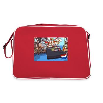 Arrival Of Saint Nicholas - Retro Bag - red/white - Back