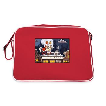 Saint-Nicolas le 5 décembre - Sac Retro - rouge/blanc - Dos