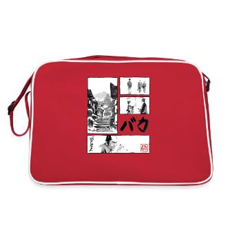Baka Manga - Retro Bag - red/white - Back