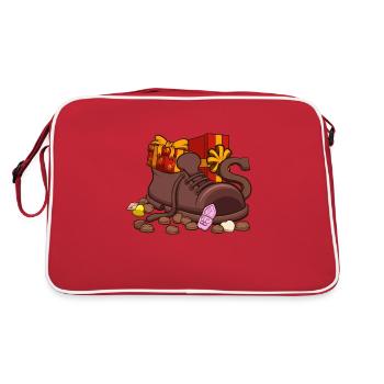 Shoe Setting - Retro Bag - red/white - Back