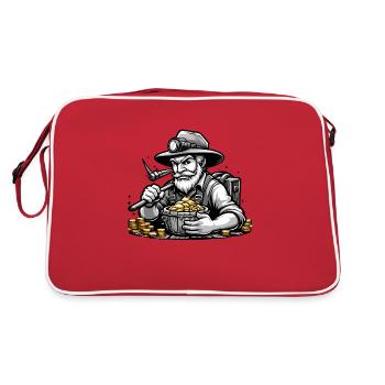 Gold Digger Adventure - Retro Bag - red/white - Back