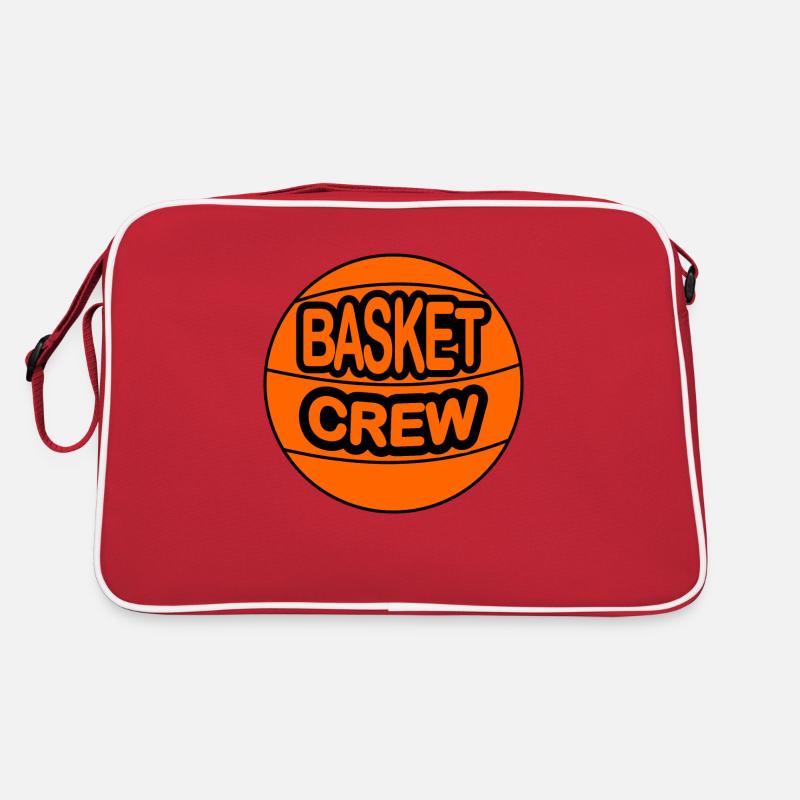 KORB-CREW - Retro Tasche - Rot/Weiß