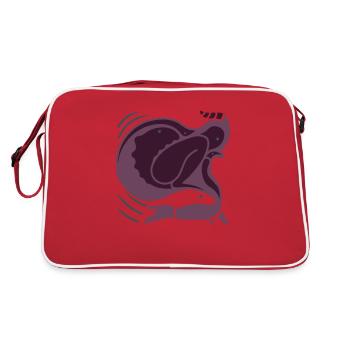 Un animal en moi. L’ombre et la lumière du monde intérieur - Sac Retro - rouge/blanc - Dos
